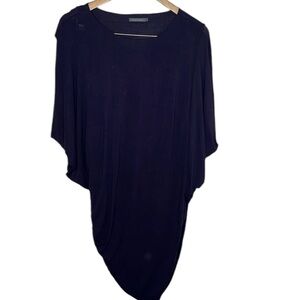 Riller & Fount Dark Purple Asymmetrical Layered Dress Women Size 0